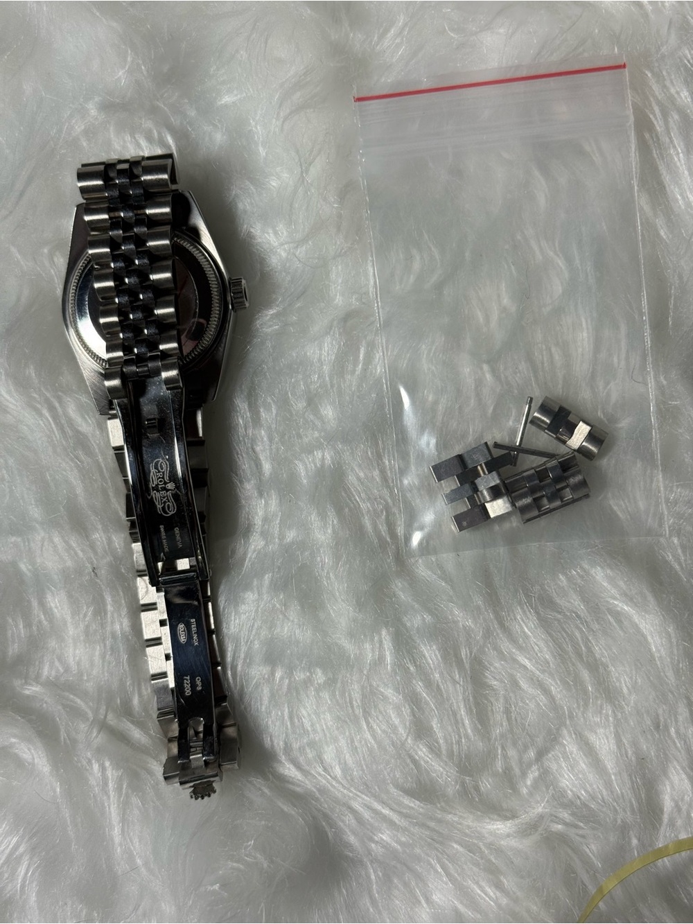 Stainless Steel Women's Watch with Mother-of-Pearl Dial and Crystal Accents - Picture 3 of 12